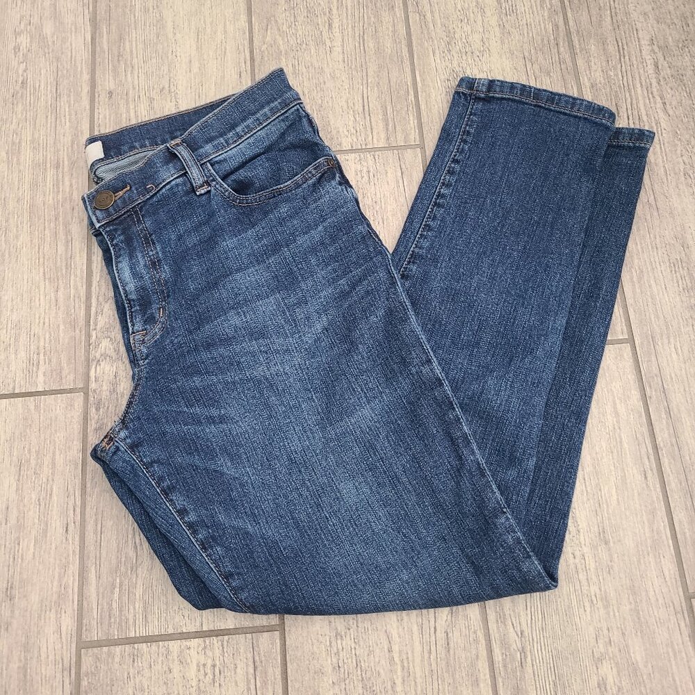 LOFT outlet women's boyfriend denim blue jeans size 4